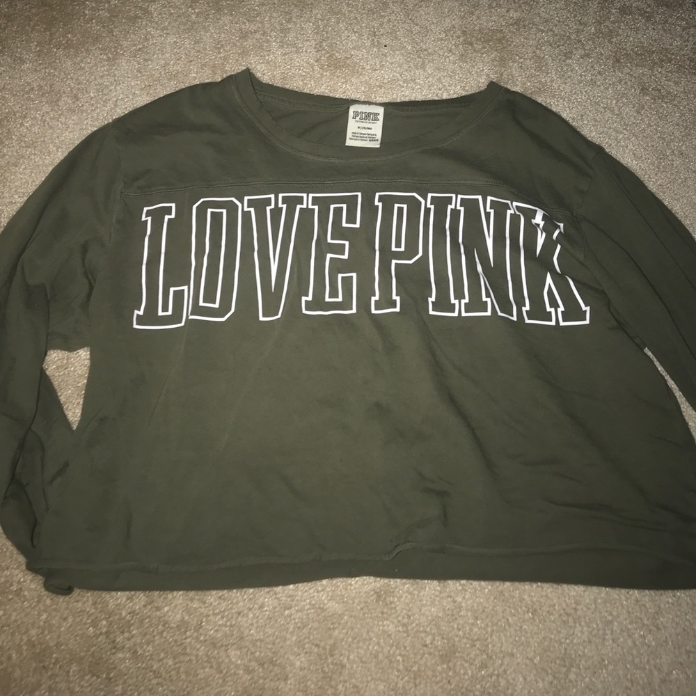 Pink crop top